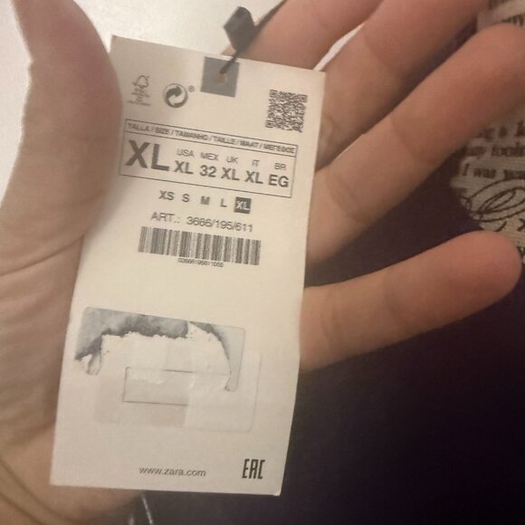 NWT Zara Purple Ruffle bowtie chiffon blouse - Picture 2 of 4